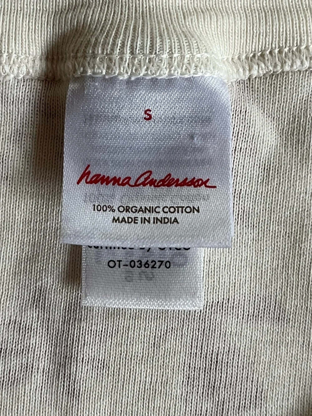Hanna Andersson Organic Scandi Cane PJ Top